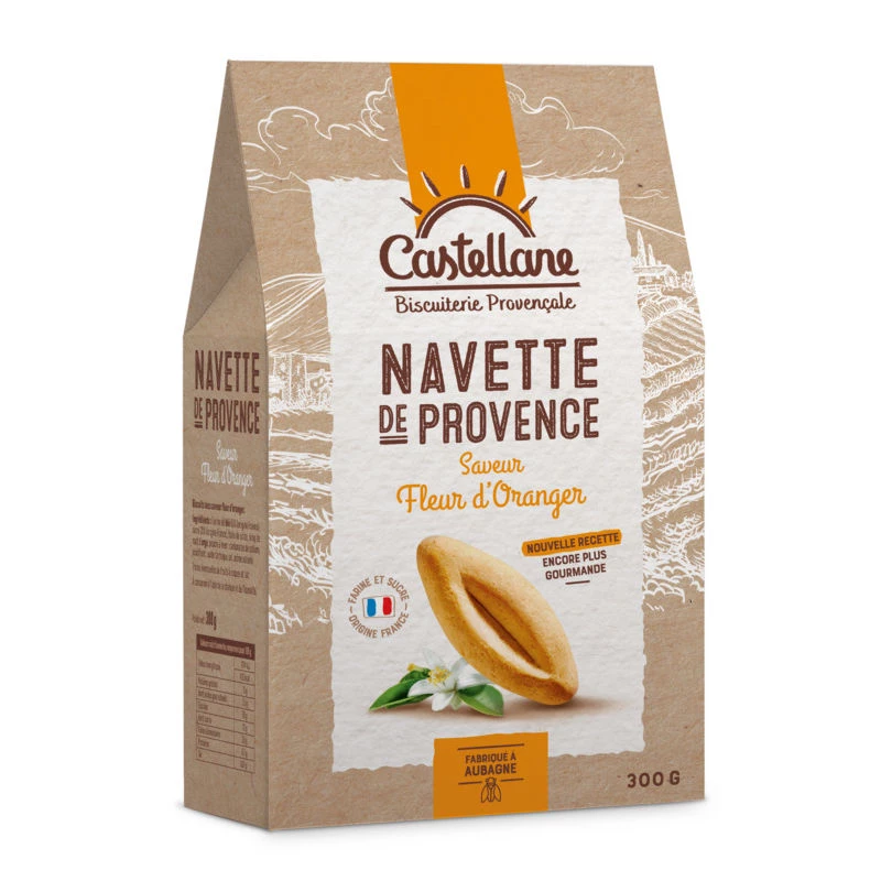Navette provence Fleur Oranger 300g - CASTELLANE