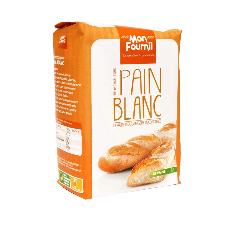 Farine pour pain blanc 1kg - MON FOURNIL