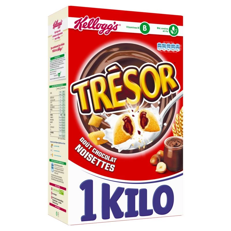 Chocolate hazelnut cereals 1kg - KELLOGG'S