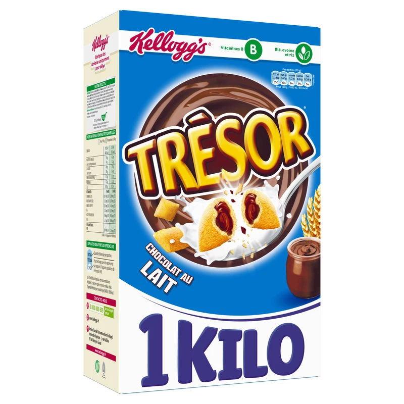 Sôcôla sữa Tresor 1kg - KELLOGG'S