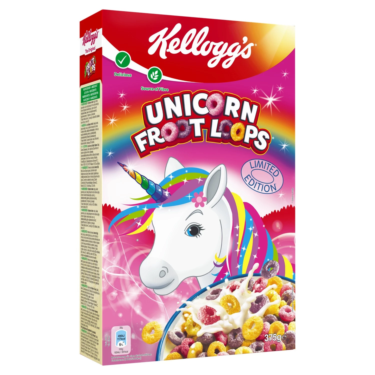 Céréales unicorn froot loops 375g - KELLOGG'S