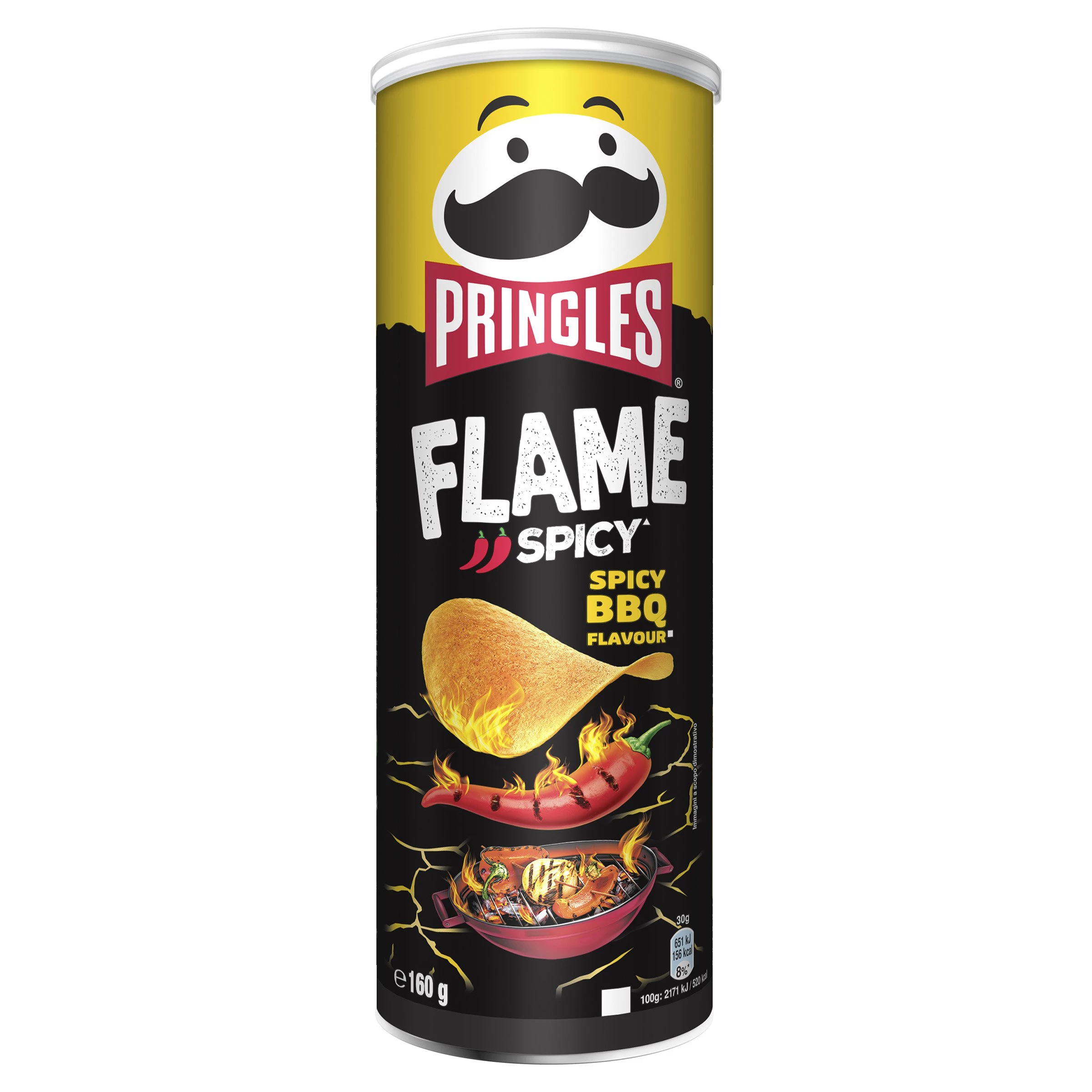 Chips Spicy Barbecue, 160g - PRINGLES