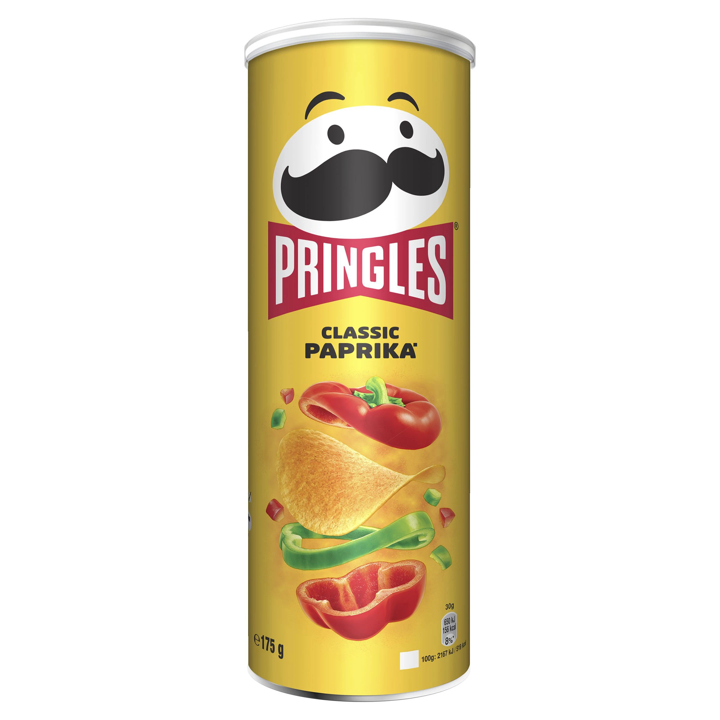 Chips Tuiles Páprica, 175g -  PRINGLES