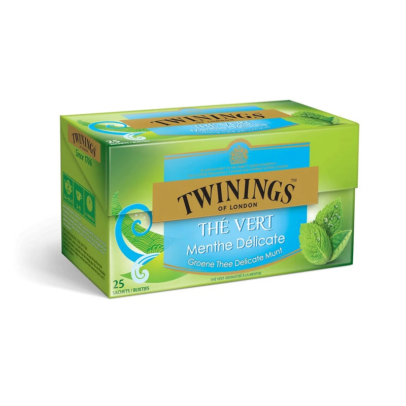 Thé Vert Menthe Twinings X25 - Twinings