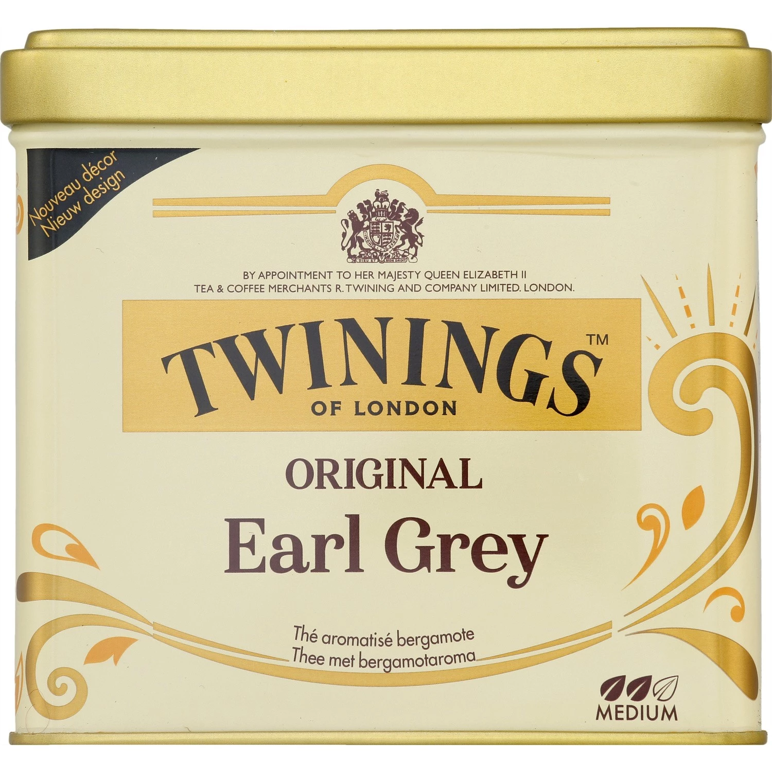 Thé aromatisé bergamote Original Earl Grey 200g - TWININGS