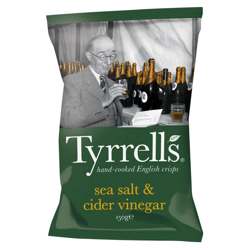 Chips Vinaigre Cidre, 150g - TYRRELL'S