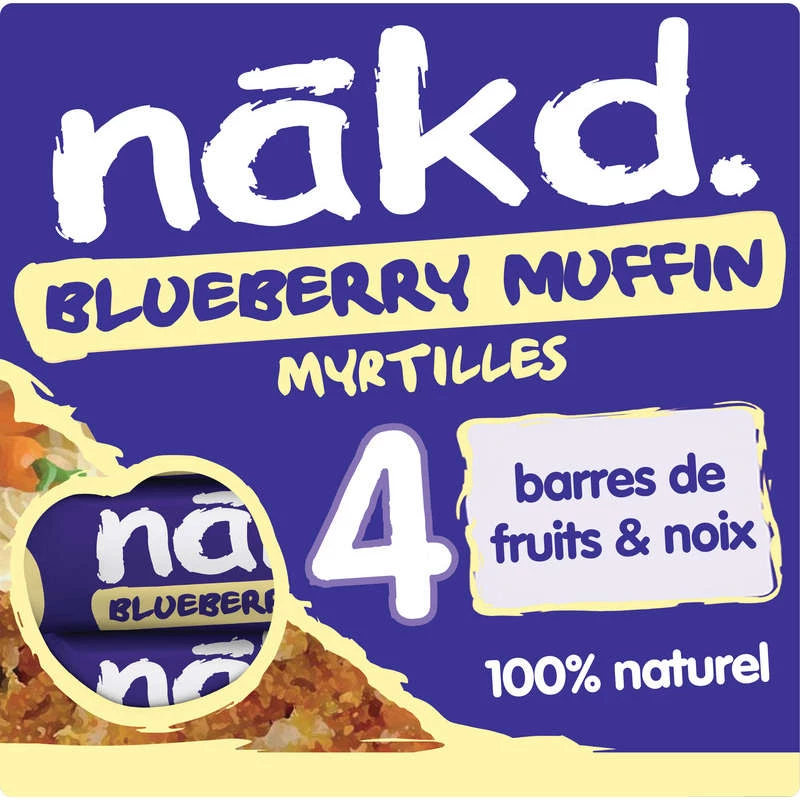 Blueberry Cereal Bars 4x35g - NAKD