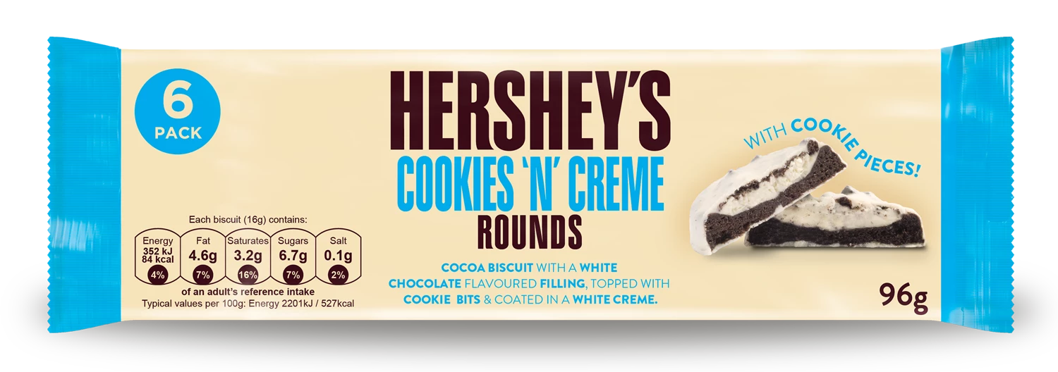 Hershey S Cookies Cream 96g