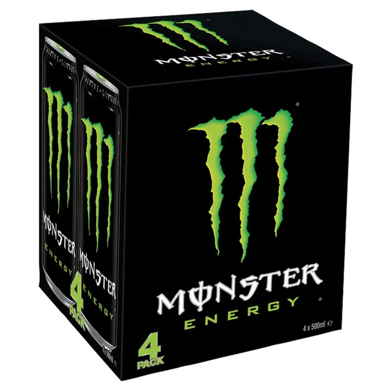 Energy Drink in der Dose 4x50cl - MONSTER ENERGY