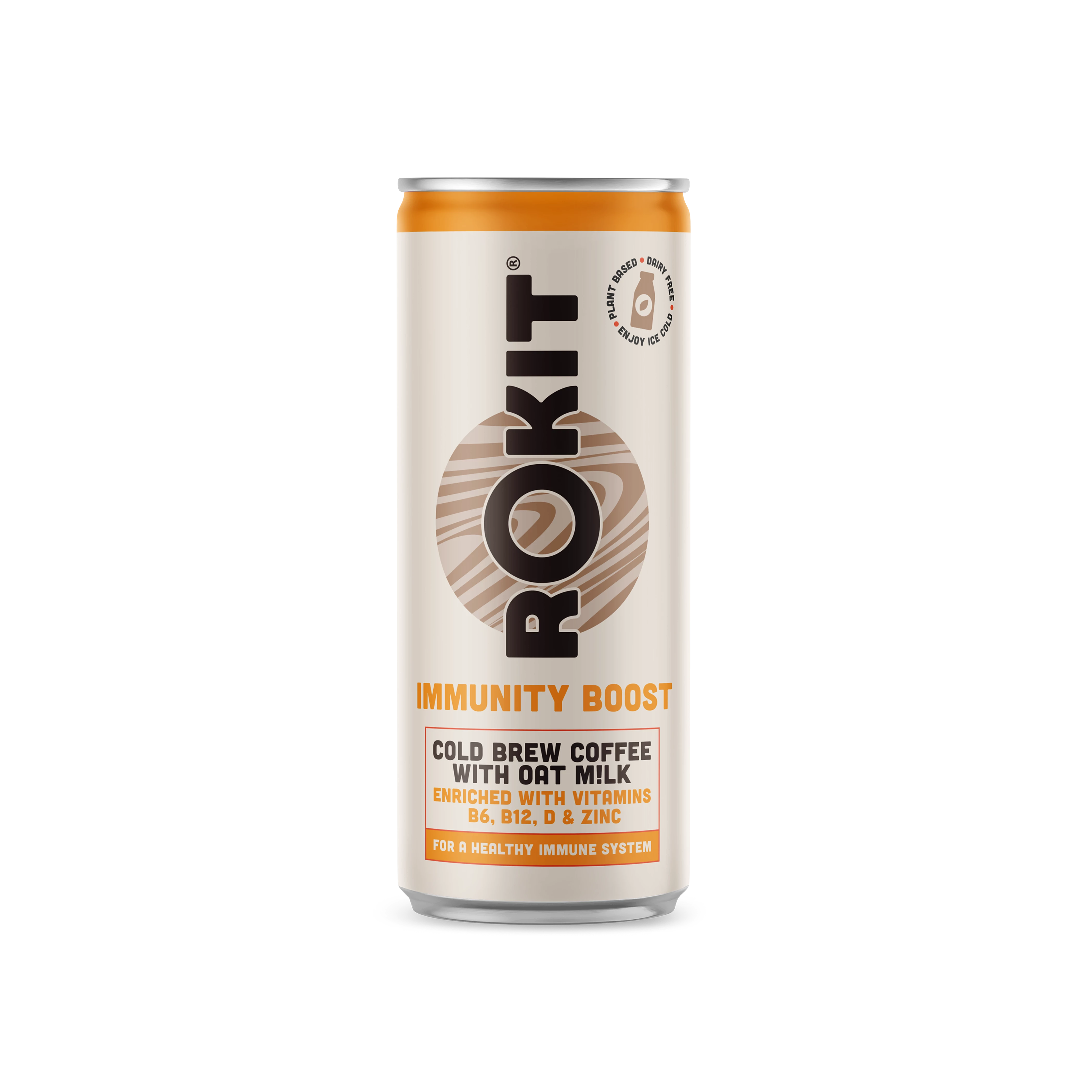 Immunity Boost Café Cold Brew e Leite de Aveia Rtd 250ml - Rokit