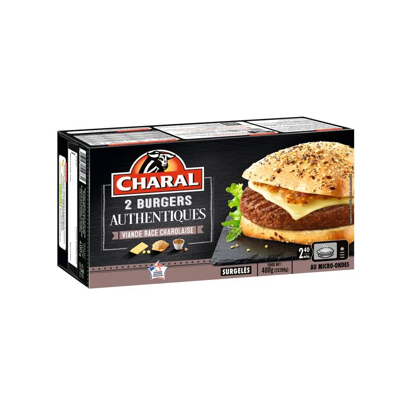 Burger Authentique 2x200g Char