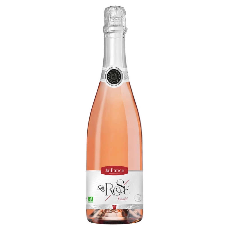 Vin Rosé La Rosé Bio, 8,5°, 75cml - JAILLANCE
