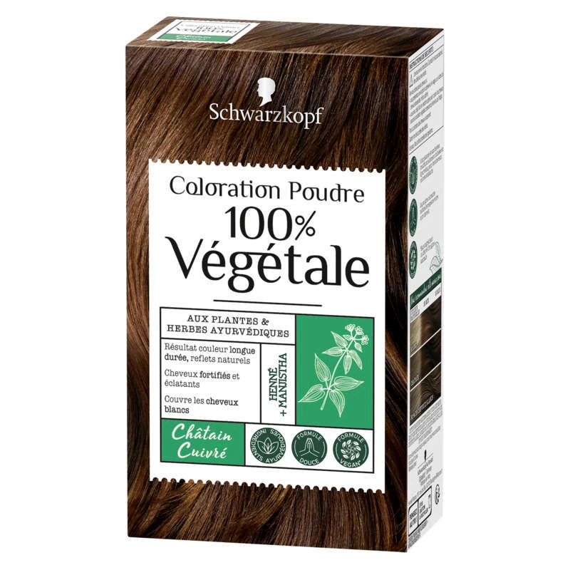 100  Vegetal Chatain Cuivre