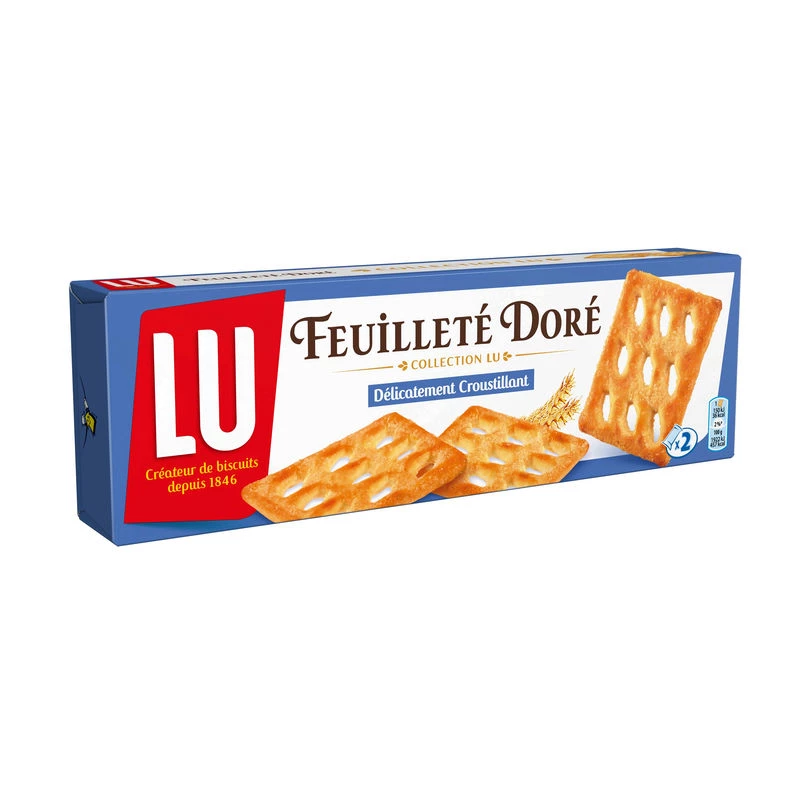Golden Puff Pastry Biscuits, 125g - LU