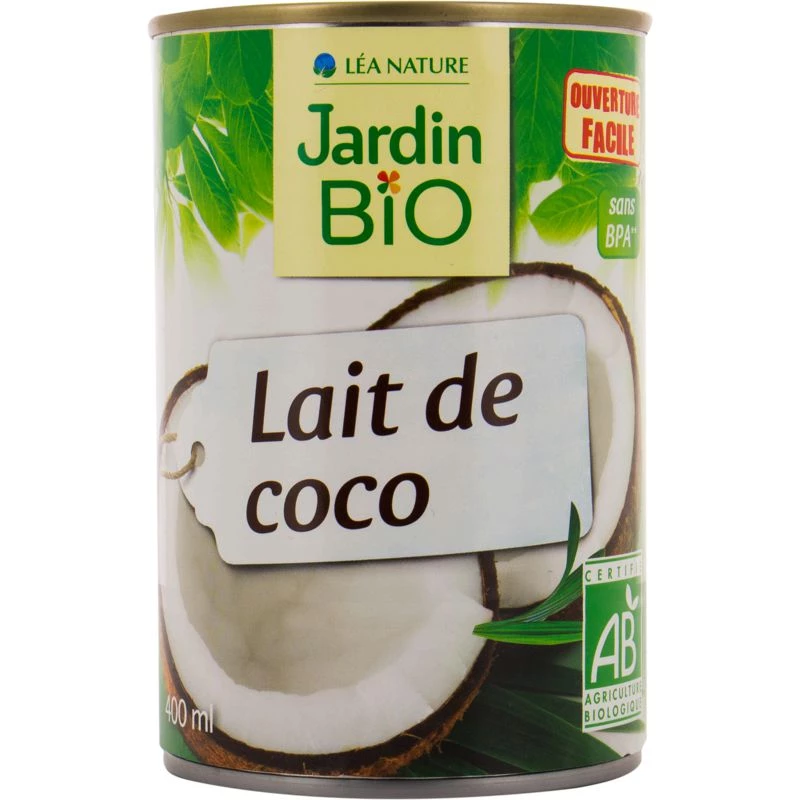 Jb Lait De Coco Bio 400ml