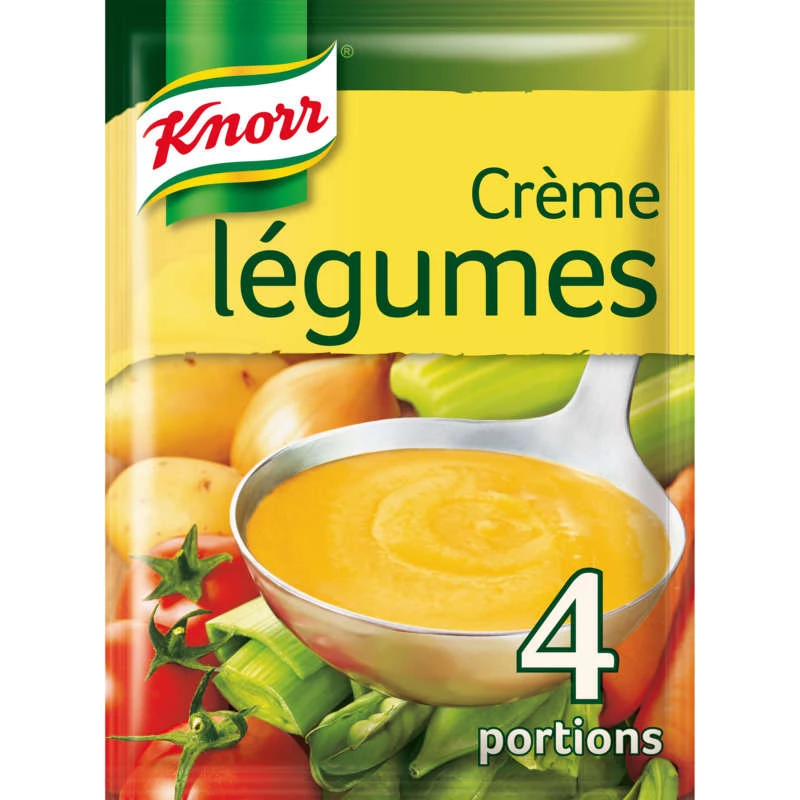 Livraison à domicile Knorr Soupe Crème de Légumes déshydratée, 112g