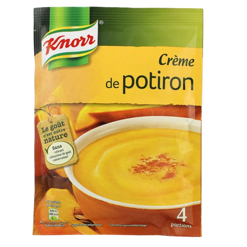 Crème de Potiron 4 Portions, 100g - KNORR