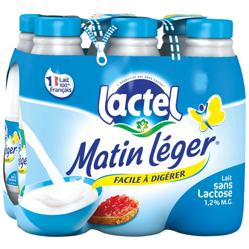 Easy to digest milk without lactose 1.2% M.F. 6x1L - LACTEL
