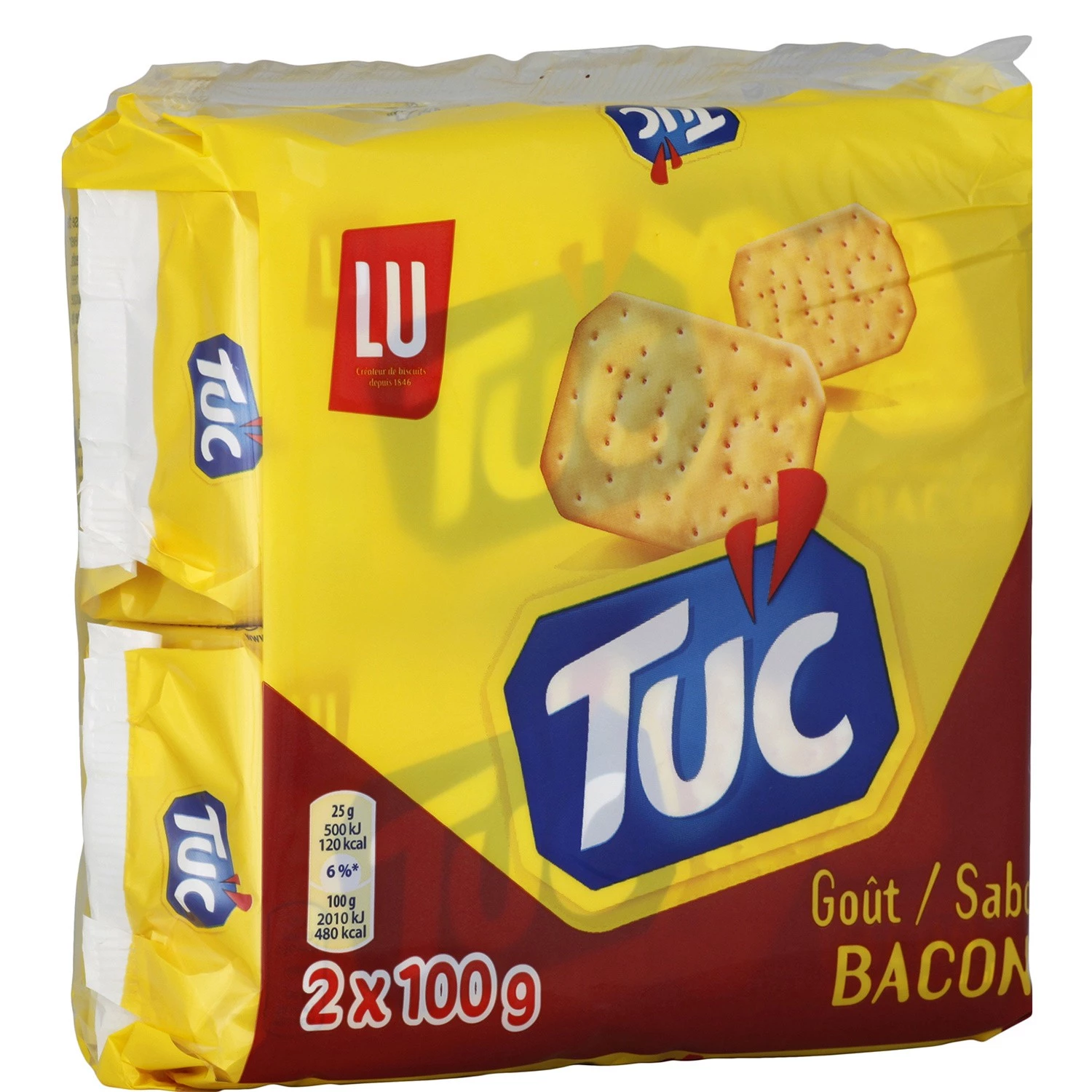 Biscuits Bacon, 2x100g - LU