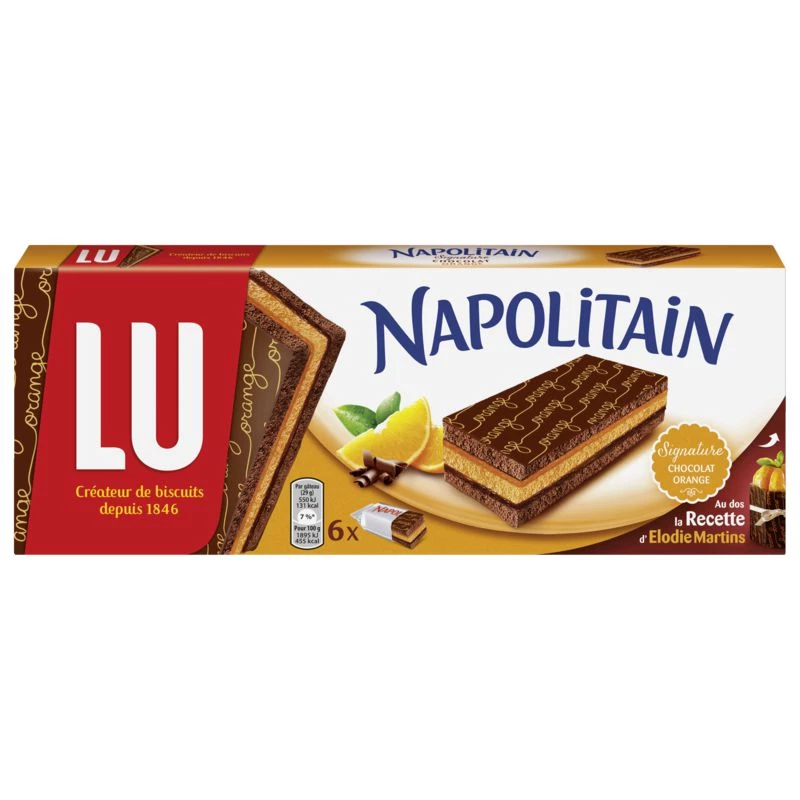Napolitain chocolat/orange 174g - LU