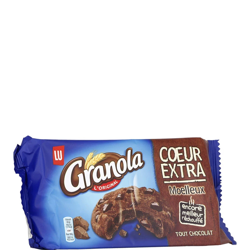 Cookies cœur extra moelleux tout chocolat 168 - GRANOLA