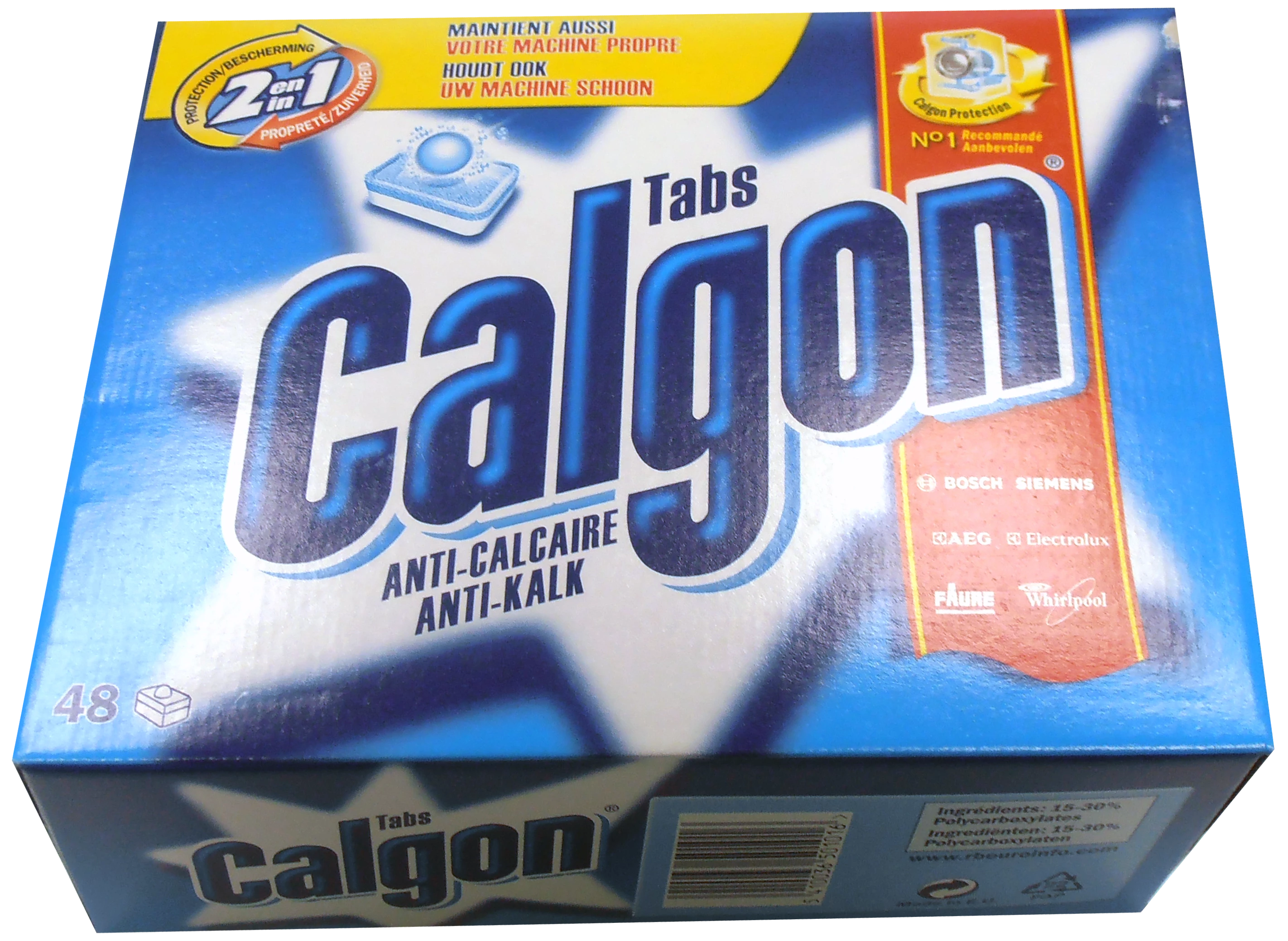Calgon X48 Tabbladen 2en1 720g