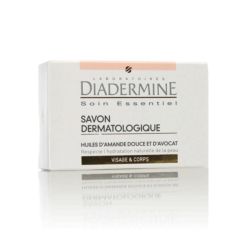 Dermatological soap sweet almond oils and avocado 100g - DIADERMINE