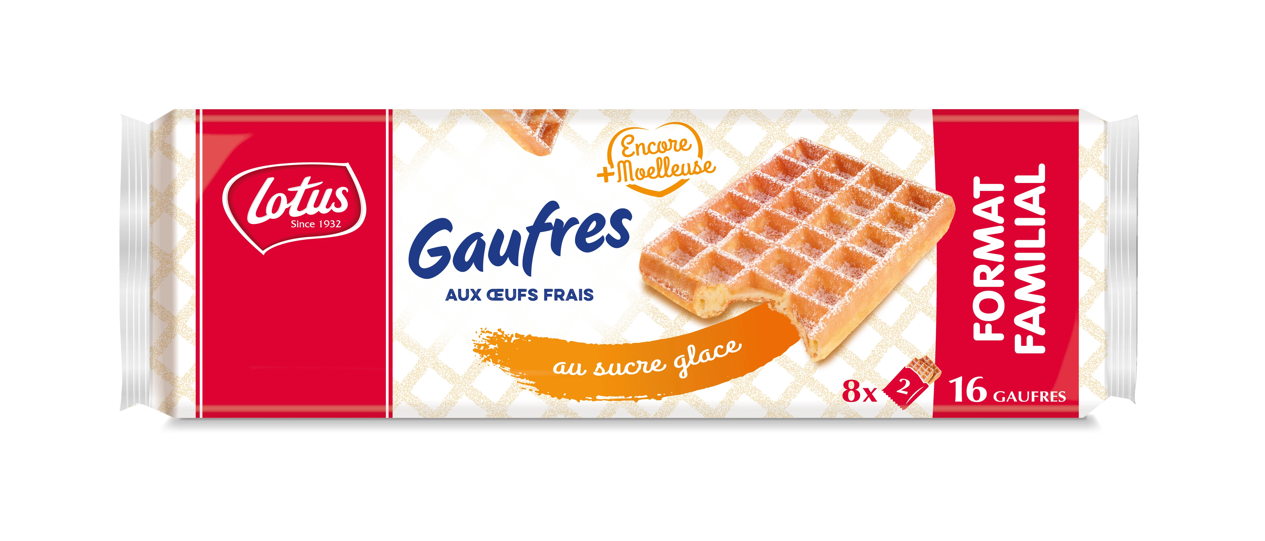 Gaufre Sucre Glace 371g - LOTUS