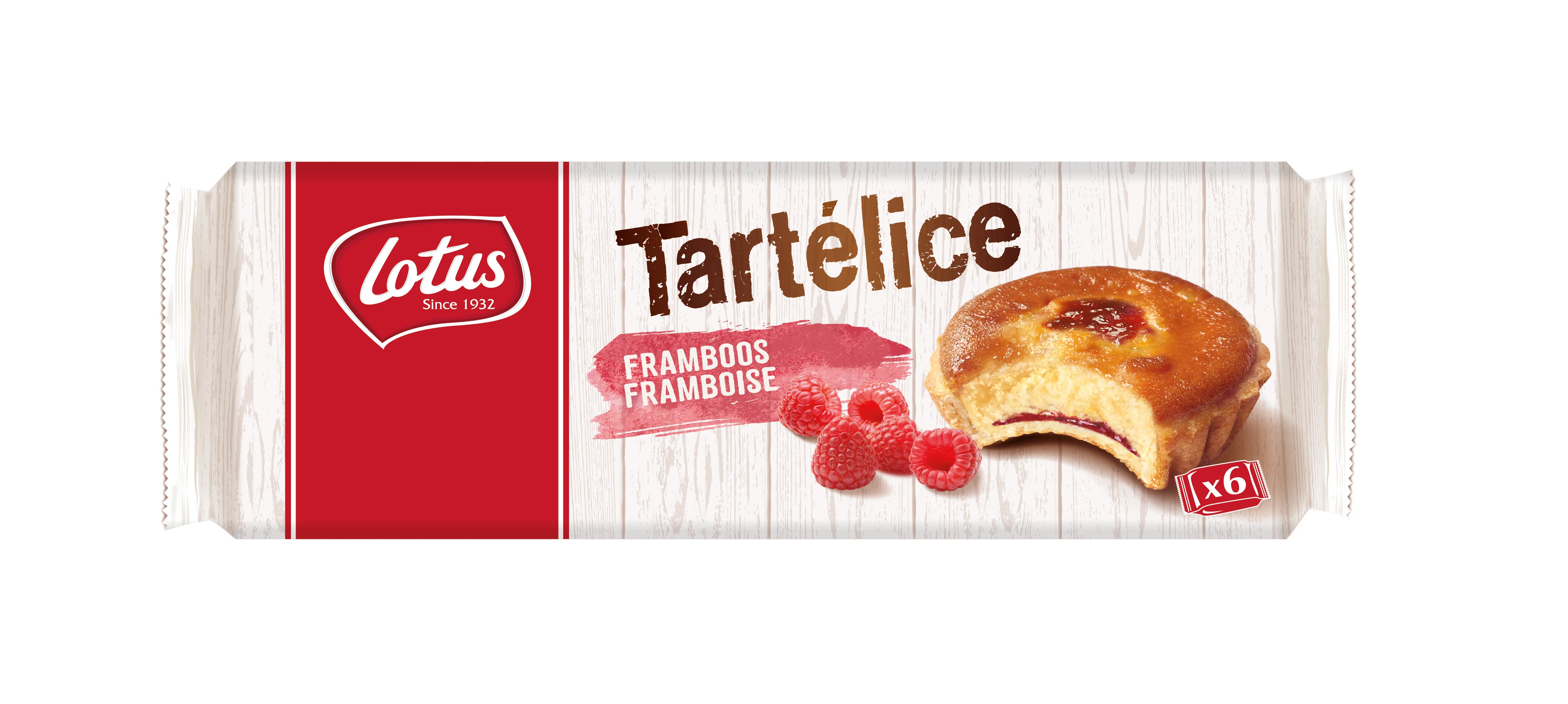 Raspberry Tartelice 345g - LOTUS
