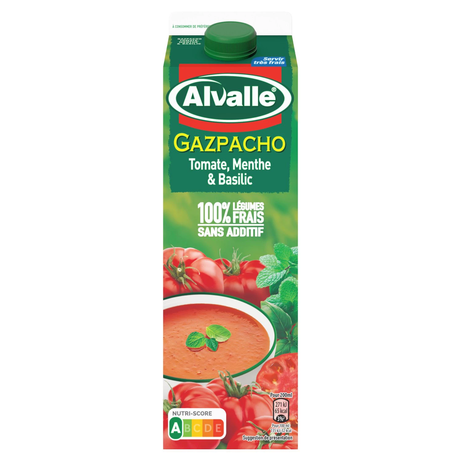 Pomodoro Alvalle/basilico/menta