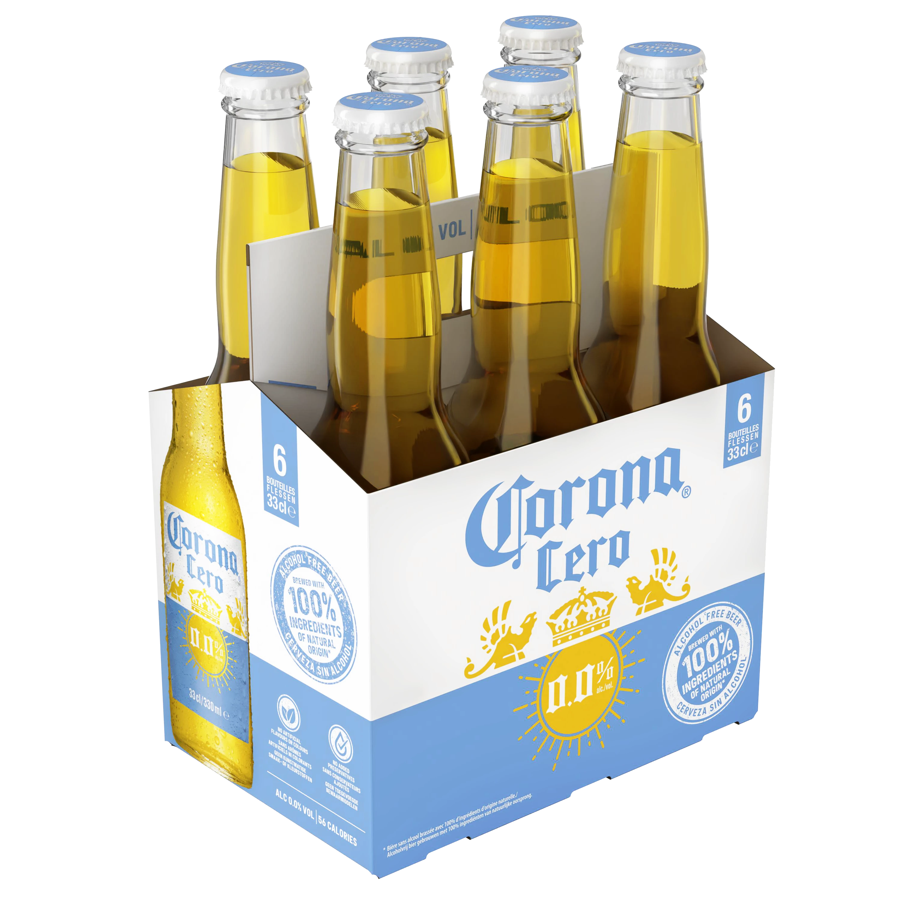 Bia không cồn có hương vị, 6x33cl - CORONA