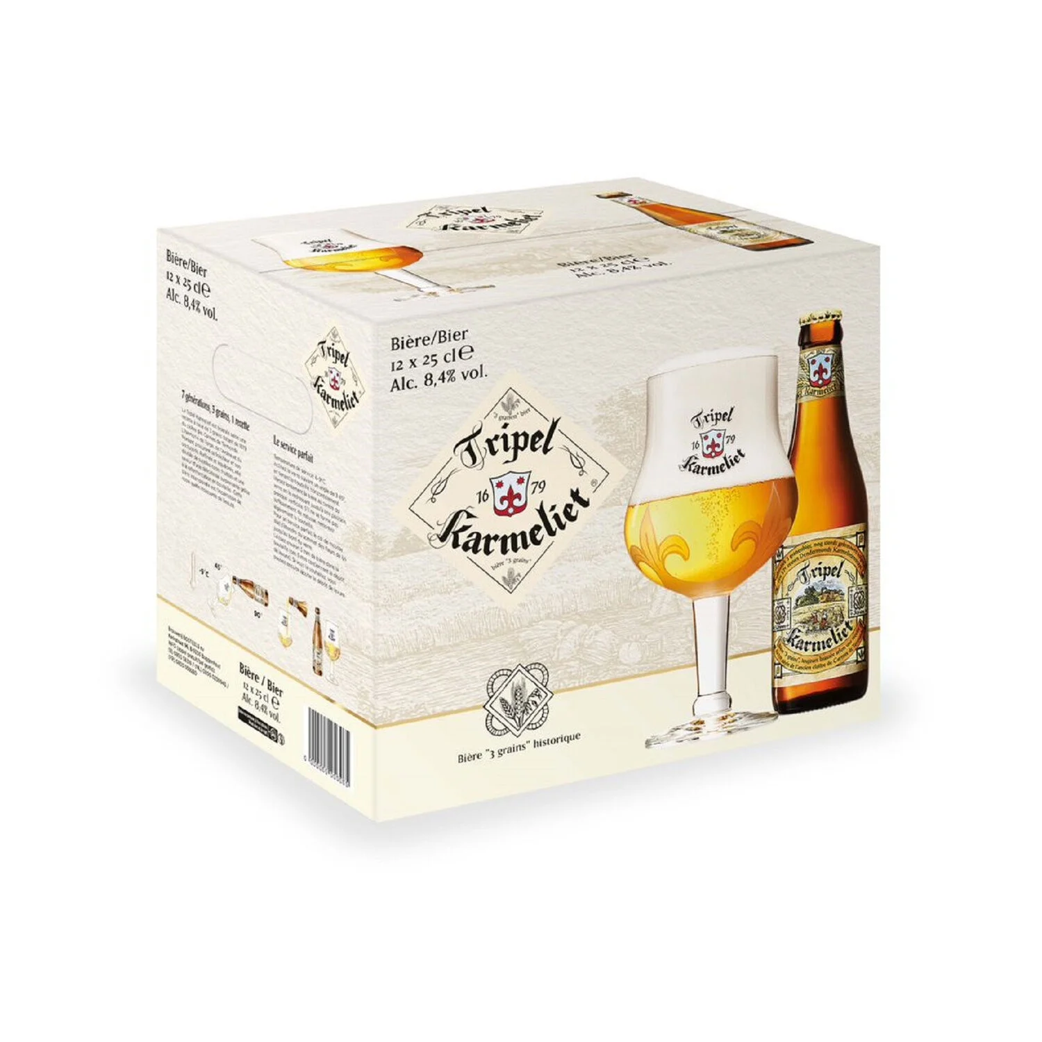 Bière Blonde Triple, 8,4°, 12x25cl - KARMELIET