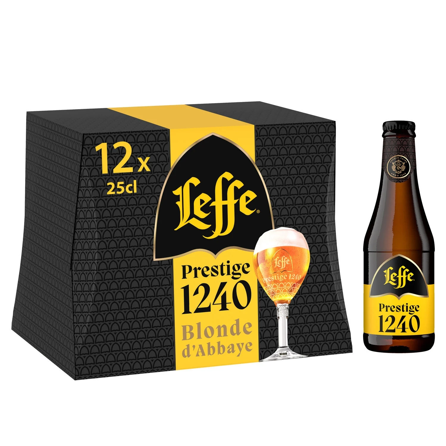 Bière Blonde D'abbaye Prestige 12x25cl- Leffe