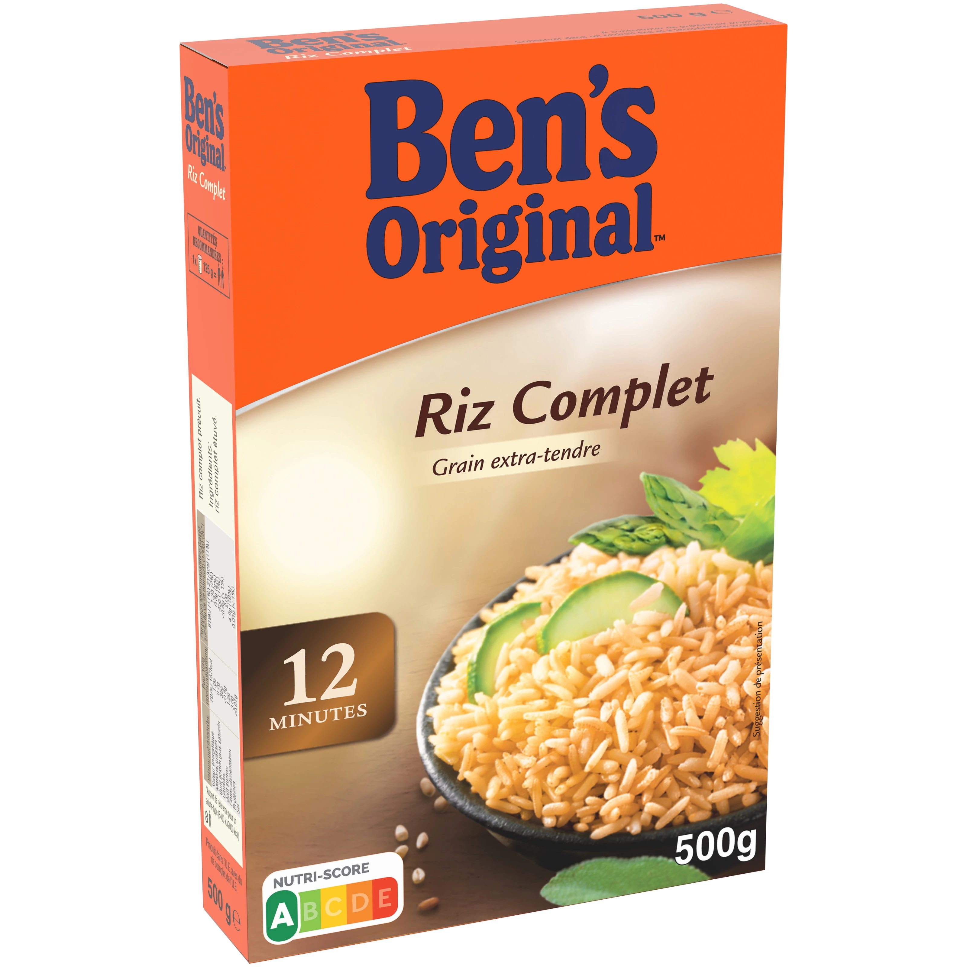 Riz Complet Vrac, 500g - BEN'S Original