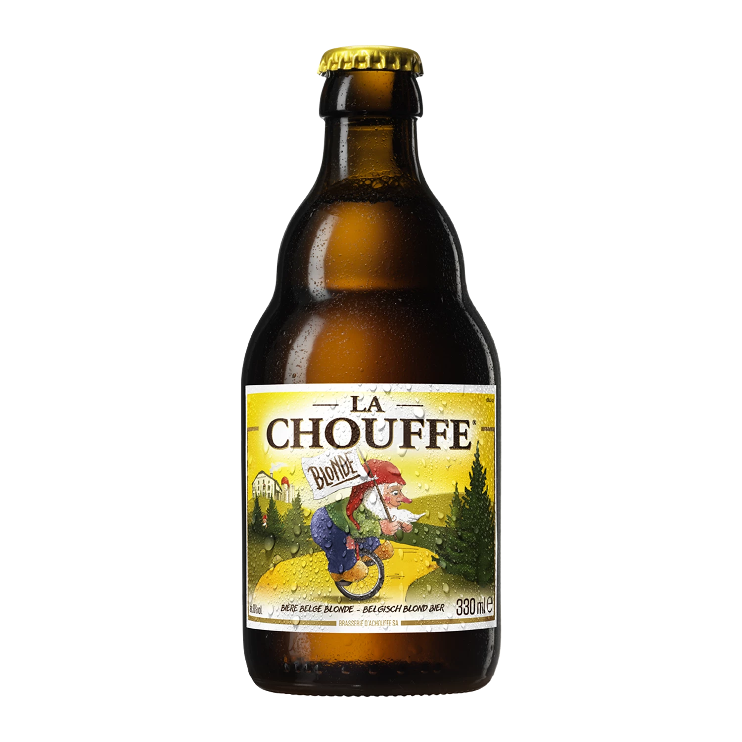 Bière Blonde d'Ardenne, 33cl - LA CHOUFFE