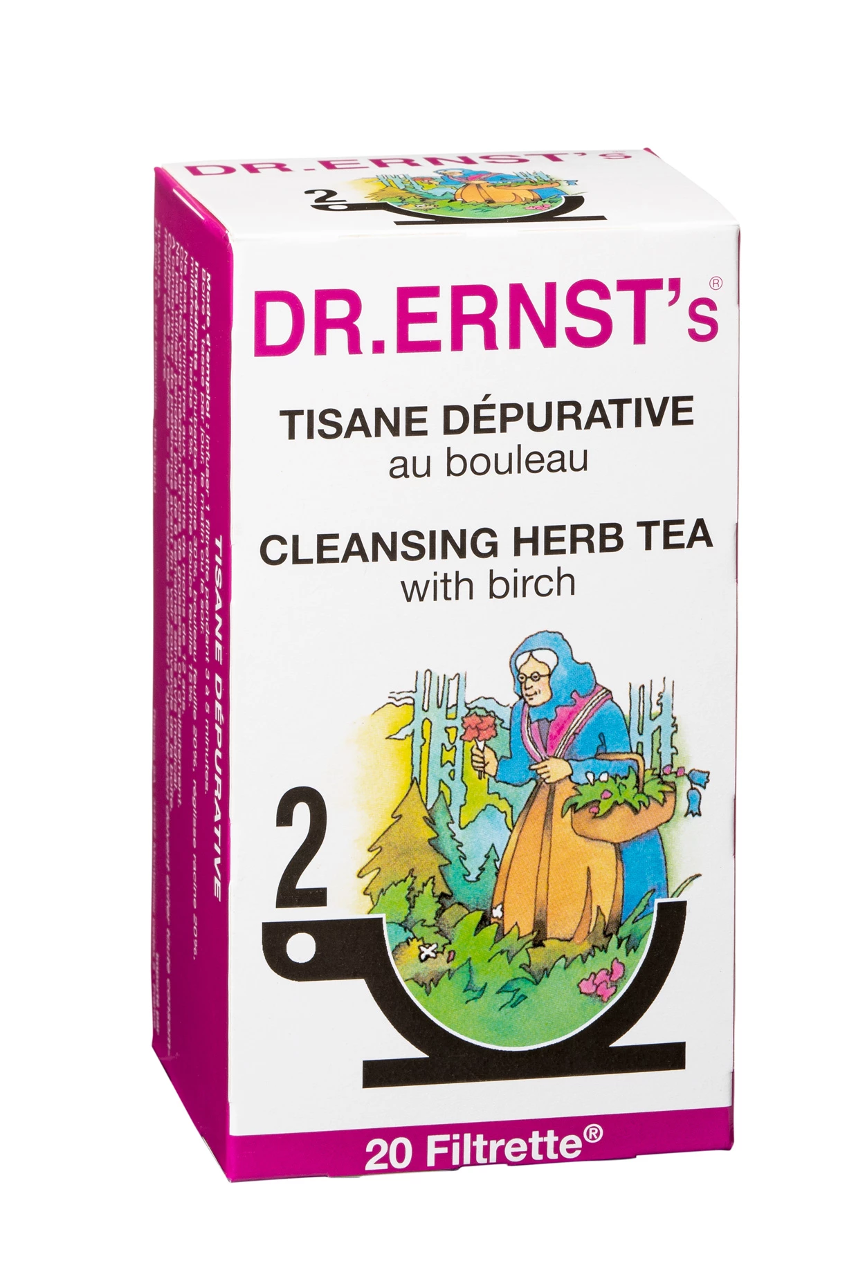 Очищающий травяной чай № 2 (24 х 20 пакетиков) - Dr Ernst's