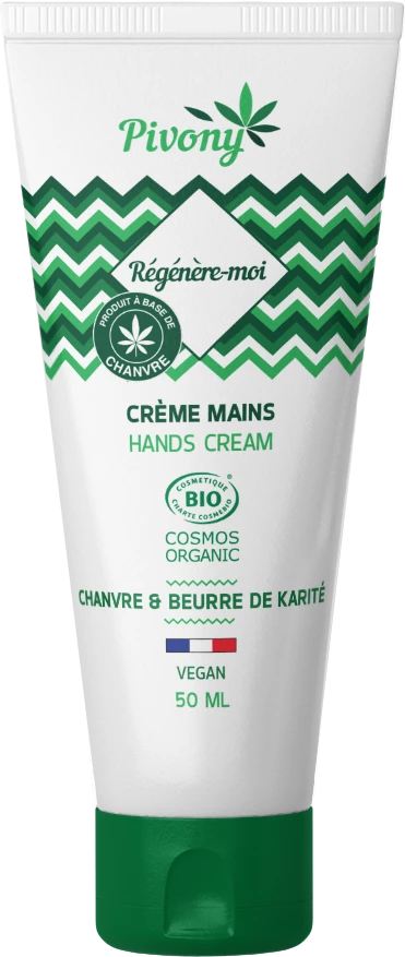 Organic Hemp and Shea Butter Hand Cream 50ml - PIVONY