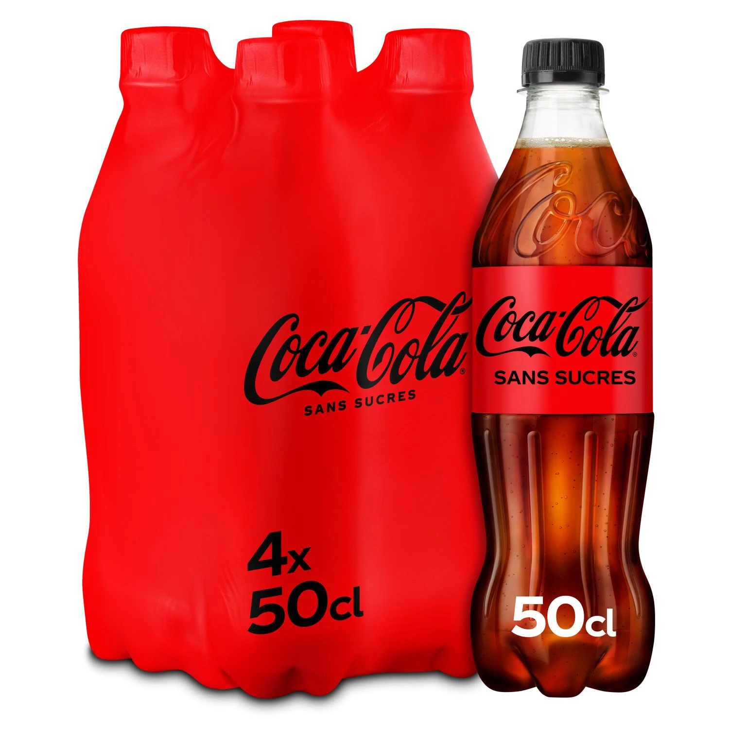 Coca Cola Zero 4x50cl Pet