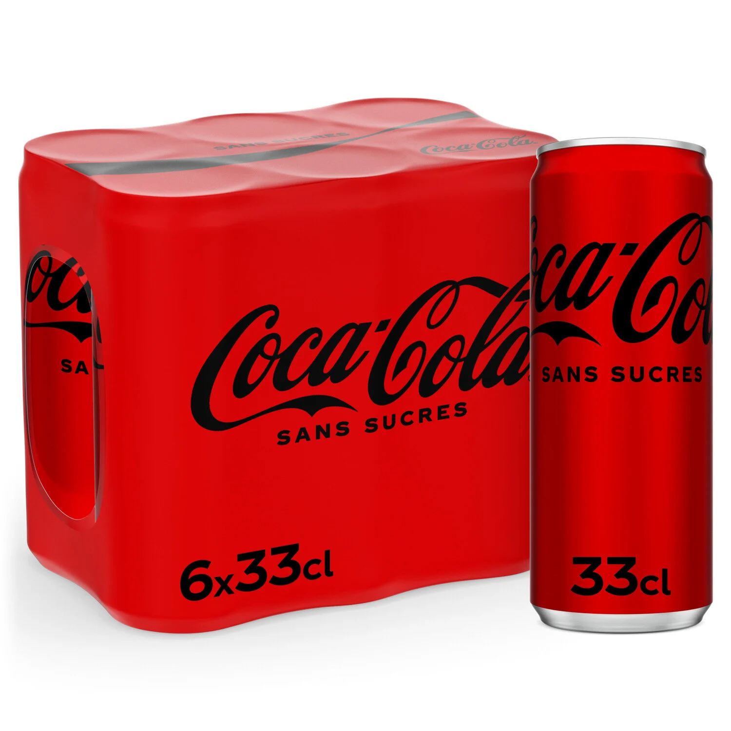 Soda sans sucres 6x33cl - COCA-COLA