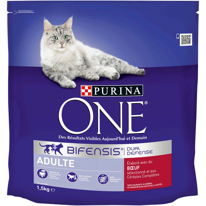 One Chat Adult Boeuf 1,5kg