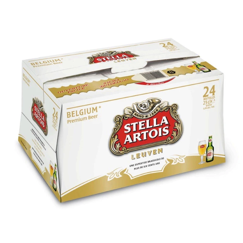 Bière Blonde Belge 24x25cl - Stella Artois