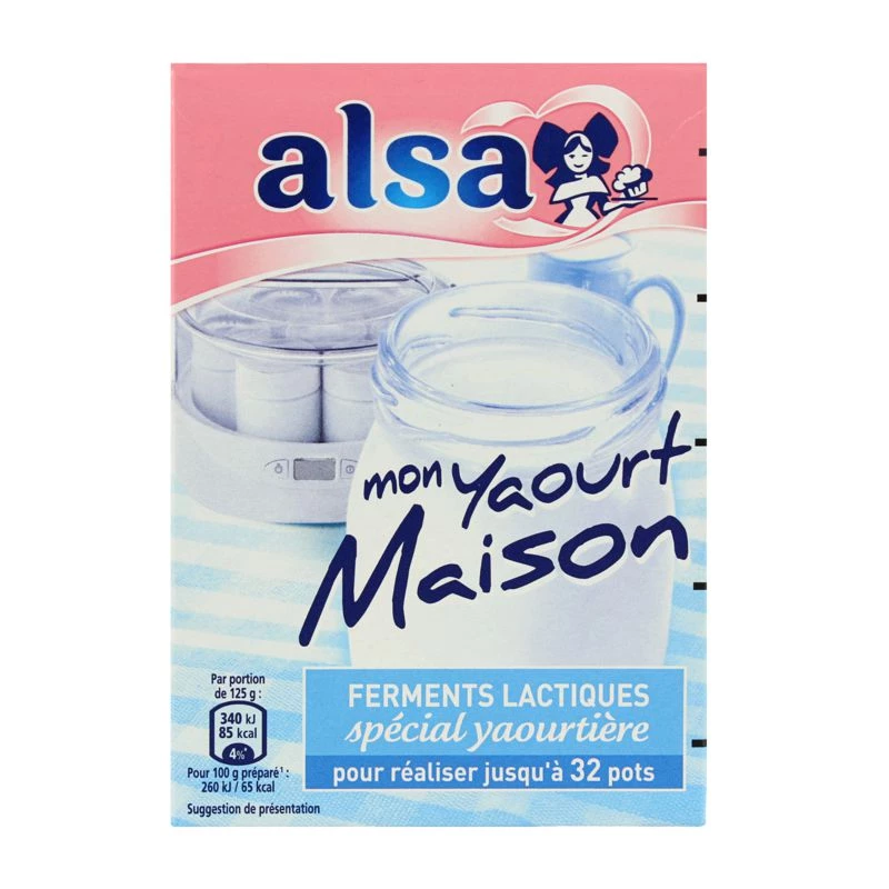 Préparation yaourt maison 8g - ALSA