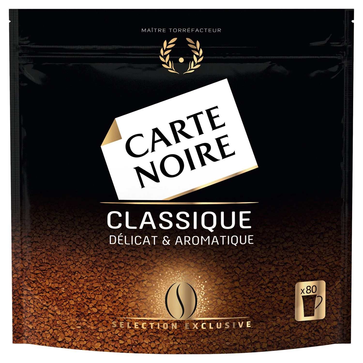 Recharge café soluble classique 144g - CARTE NOIRE