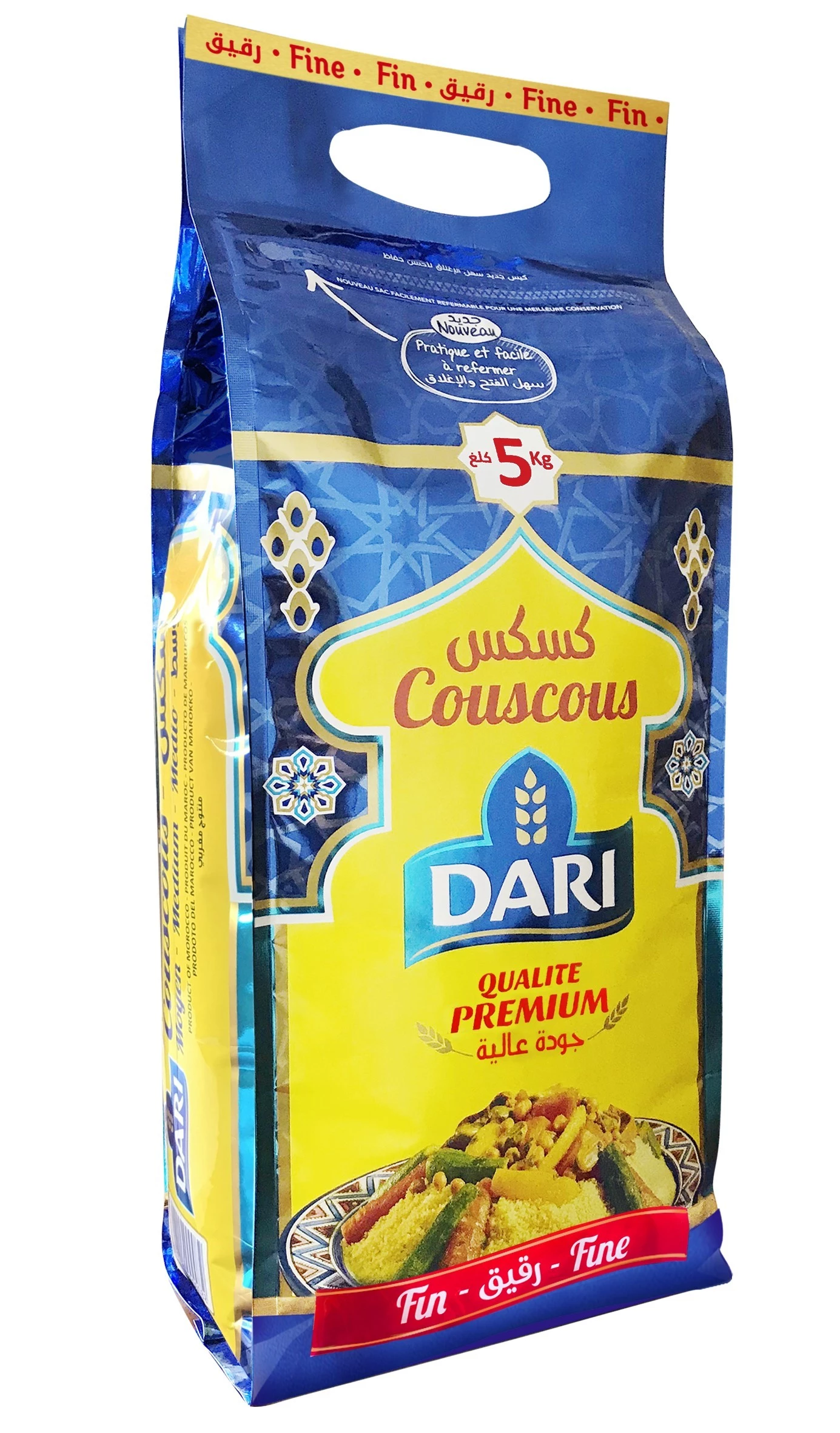 蒸粗麦粉 5 公斤 - DARI