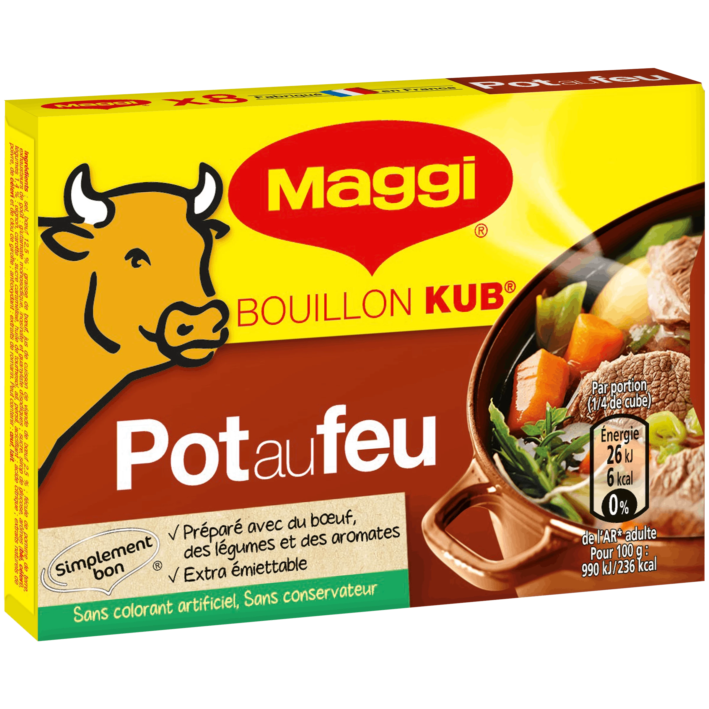 KUB beef broth x8 - MAGGI