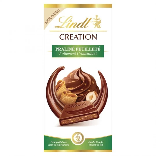 Creation Puff Pastry Praline Tablet 150 G - LINDT