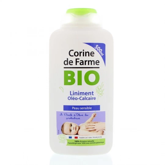 Oleo-limestone liniment sensitive skin Organic 500ml - CORINE DE FARME