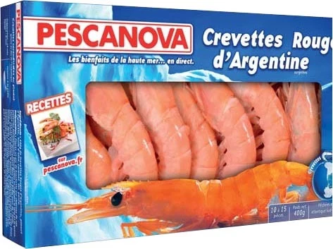 Crevettes rouges d'Argentine 400g - PESCANOVA