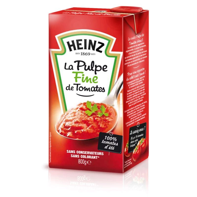 Fine Tomato Pulp; 800g - HEINZ