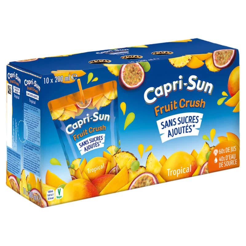 fruit crush tropical 10x20cl - CAPRI-SUN